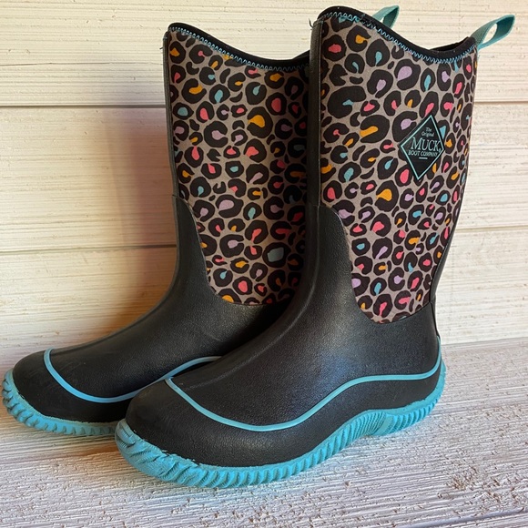 leopard print muck boots